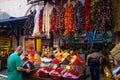 Spices store on Egyptian bazaar, Istanbul, Turkey