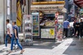 Newspaper and tobacco kiosk