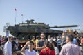 Istanbul, Turkey - September-18,2019:The prototype of the Turkish Land Forces Altay Tank Project was introduced