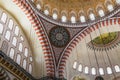 Fragment of the interior of the Suleymaniye Mosque, Istanbul Royalty Free Stock Photo