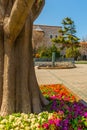 ISTANBUL, TURKEY: Serpentine Column, Delphi Tripod or Plataean Tripod is an ancient bronze column Royalty Free Stock Photo