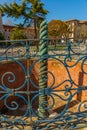 ISTANBUL, TURKEY: Serpentine Column, Delphi Tripod or Plataean Tripod is an ancient bronze column Royalty Free Stock Photo