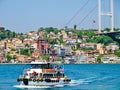 Small touristic cruise ship, Bosporus Istanbul