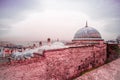 Sulaimanya mosque`s domes and minarets