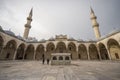 Sulaimanya mosque` yard, arches, domes, minarets interior Islamic architecture