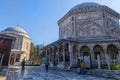 Tomb of the legendary turkish sultan Suleyman and his wife Hurrem (Roksolana) in Suleymaniye mosque, Istanbul. Royalty Free Stock Photo