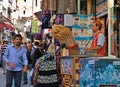 Young dondurma ice-cream seller dressed in traditional Turkish costume in street food shop and