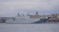 TCG Anadolu Ship passing Bosphorus, Istanbul