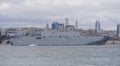 TCG Anadolu Ship passing Bosphorus, Istanbul