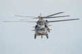 Turkish Jandarma Force Sikorsky S-70 displayed at Istanbul Ataturk Airport during Teknofest Istanbul, Turkiye