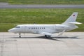 Private Dassault Falcon 2000S taxiing in Istanbul Ataturk Airport