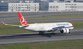 Airplane Landing to Istanbul Airport