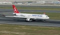 Airplane Landing to Istanbul Airport