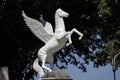 25-06-2023 Istanbul-Turkiye: Pegasus Statue, Symbol of Oren