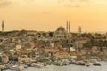 Istanbul, the view of the old town