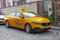 Istanbul yellow taxi, Sultanahmet, Istanbul, Turkey