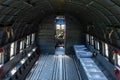 Istanbul, Yesilkoy - Turkey - 04.20.2023: Douglas C-54 Skymaster Military Cargo Plane Cockpit View