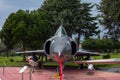 Istanbul, Yesilkoy - Turkey - 04.20.2023: F-4 Phantom Fighter Jet Plane, Supersonic jet Fighter and Bomber Royalty Free Stock Photo