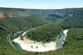 Isthmus - Ardeche Gorges Royalty Free Stock Photo