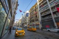 Istiklal Caddesi Avenue, Beyoglu, Istanbul, Turkey Royalty Free Stock Photo