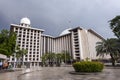 Istiqlal Mosque after renovation. Istiqlal Mosque is the largest mosque in Southeast Asia located in Jakarta. Royalty Free Stock Photo