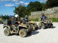 Istra Adventure or Buggy Safari Adrenaline ride of an off-road vehicle in the Istrian peninsula - Hum, Croatia