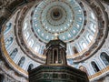 Top of aedicule and dome of rotunda of cathedral