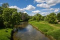 Istra river landscape Royalty Free Stock Photo