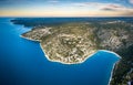 Istria-Croatia-aerial-panorama Royalty Free Stock Photo