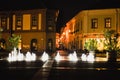 Istvan Dobo Square fountain Royalty Free Stock Photo