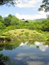 Isuien Zen garden in Nara Royalty Free Stock Photo