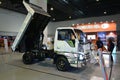 Isuzu dump truck at Philippine Commercial Vehicle Show in Pasay, Philippines