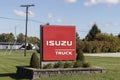 Isuzu Motors truck dealership. Isuzu is a Japanese commercial vehicle and diesel engine manufacturer