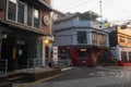 Itaewon street multi cultural commercial area during winter morning at Yongsan-gu , Seoul South Korea : 6 February 2023