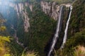 Itaimbezinho Grand Canyons in Rio Grande do Sul, Brazil Royalty Free Stock Photo