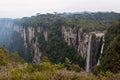 Itaimbezinho Grand Canyons in Rio Grande do Sul, Brazil Royalty Free Stock Photo