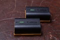 Itaja, Goias, Brazil - 09 21 2022: battery model LP-E6NH of canon cameras