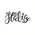 Italia lettering quote