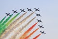 Italian aerobatics group Royalty Free Stock Photo