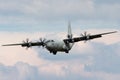 Italian Air Force Aeronautica Militare Italiana Lockheed Martin C-130J-30 Hercules military cargo aircraft MM62196. Royalty Free Stock Photo