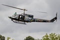 Italian Air Force Agusta-Bell 212 Twin Huey helicopter flying from Mont-de-Marsan Air Base. France - May 17, 2019