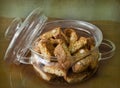 Italian almond cookies, cantucci