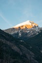 Italian Alps: Cottian Alps. Mount Seguret on a beatiful afternoon from Oulx