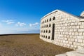 Italian alps landmark. First world war memorial Royalty Free Stock Photo