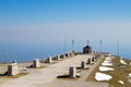 Italian alps landmark. First world war memorial Royalty Free Stock Photo