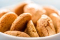 Italian Amaretti Biscuits Royalty Free Stock Photo