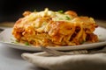 Italian American Baked Ziti Royalty Free Stock Photo