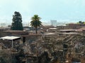 Pompeii is a ruined city by Mount Vesuvius