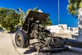 Italian anti-tank gun, from the second world war