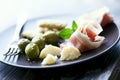 Italian antipasti Royalty Free Stock Photo